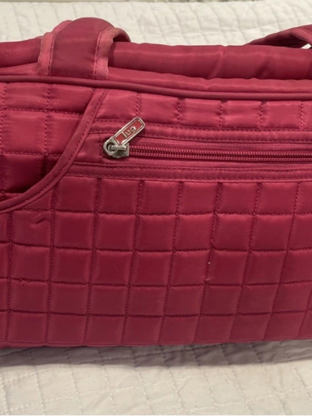 LUG Puddle Jumper Tote Bag PINK Gym Travel/Carry-On BAG~LUGGAGE Weekend Bag